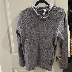 Lululemon Athletica Black and White Textured Hoodie